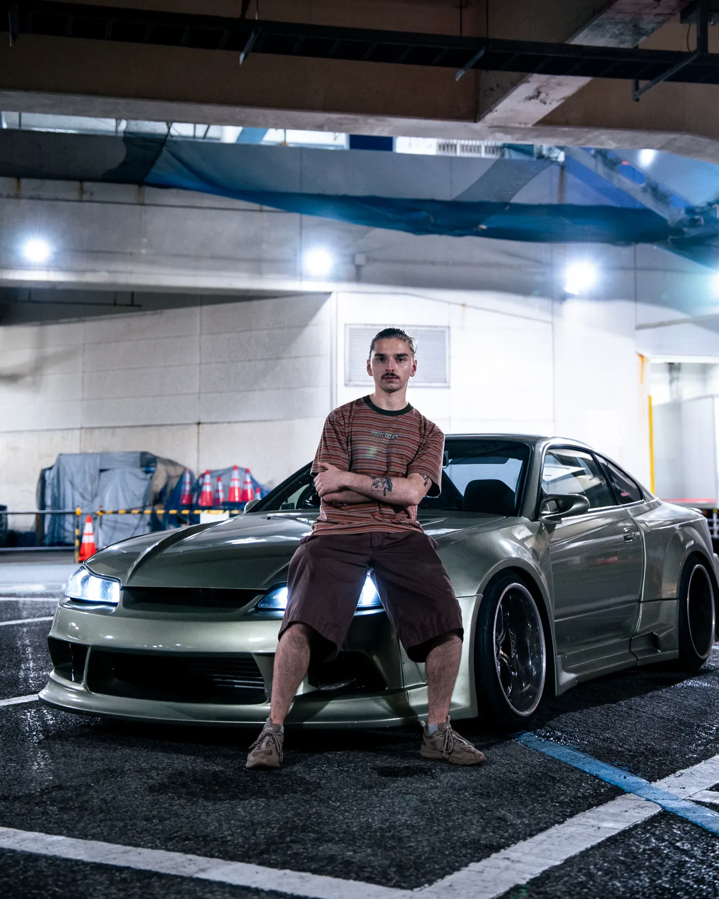 Guest with a Silvia S15 at night